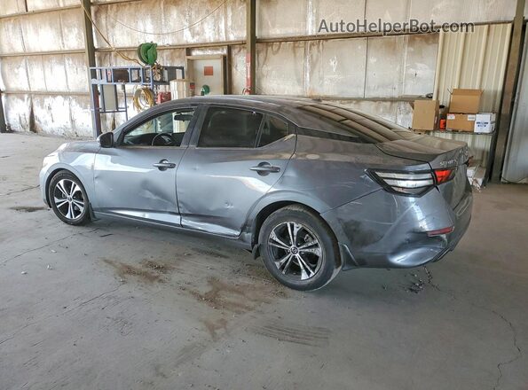 3N1AB8CV3LY299999 2020 NISSAN SENTRA Серый Задняя левая четверть