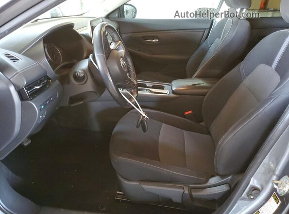 3N1AB8CV3LY299999 2020 NISSAN SENTRA Серый Вид салона спереди
