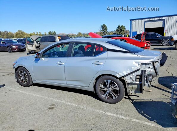 3N1AB8CV3MY216556 2021 NISSAN SENTRA Silver უკანა მარცხენა