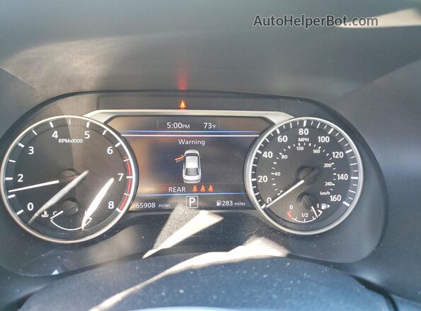 3N1AB8CV3MY216556 2021 NISSAN SENTRA Silver ხელსაწყოთა პანელის ხედი