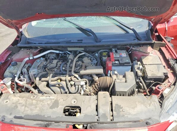 3N1AB8CV3MY221174 2021 NISSAN SENTRA Бордовый Вид задней части салона