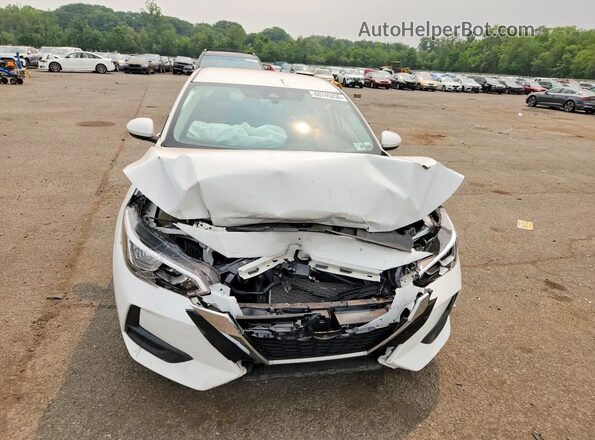 3N1AB8CV3MY222857 2021 NISSAN SENTRA White Widok z przodu