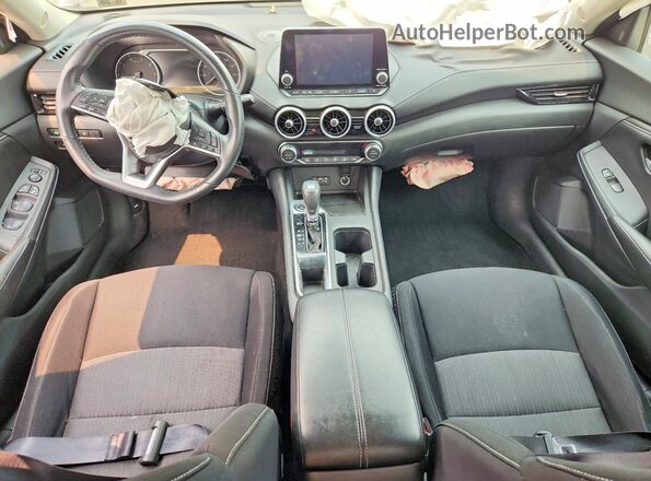 3N1AB8CV3MY222857 2021 NISSAN SENTRA White Widok deski rozdzielczej
