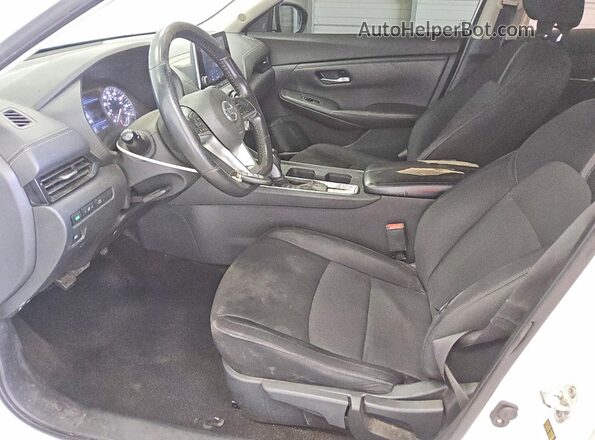 3N1AB8CV3MY236435 2021 NISSAN SENTRA Silver წინა სალონის ხედი