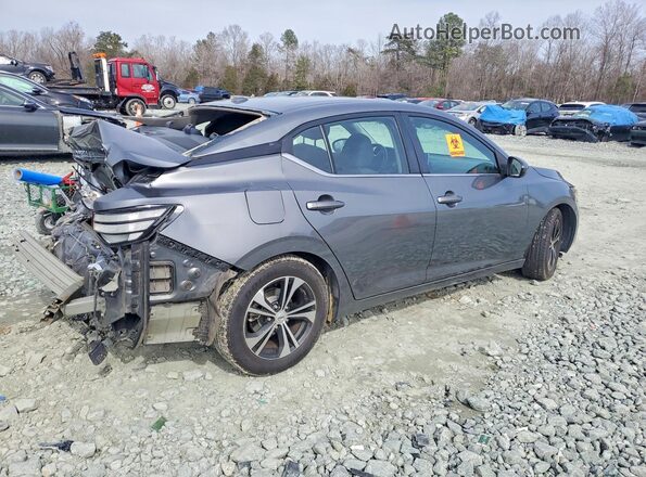 3N1AB8CV3MY241621 2021 NISSAN SENTRA Gray Trasero derecho