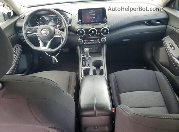 3N1AB8CV3MY253333 2021 NISSAN SENTRA Silver Widok deski rozdzielczej