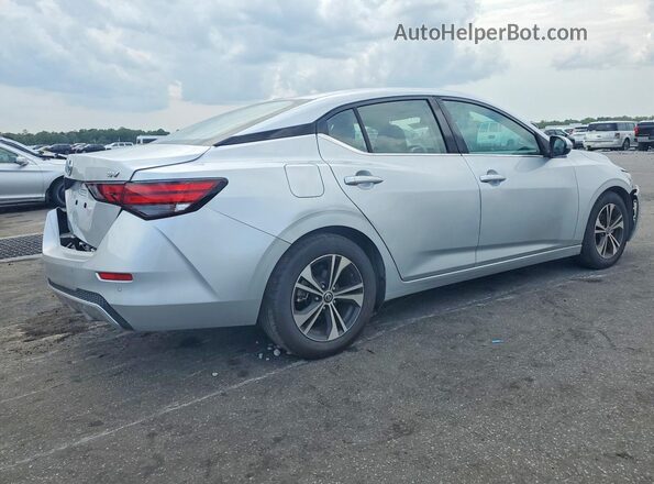 3N1AB8CV3MY253333 2021 NISSAN SENTRA Silver Tył prawy