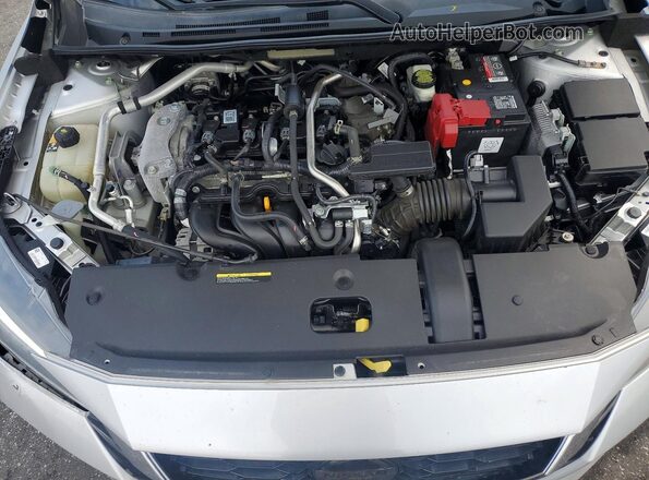 3N1AB8CV3MY253333 2021 NISSAN SENTRA Silver Widok wnętrza z tyłu