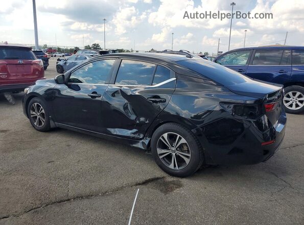 3N1AB8CV3MY288468 2021 NISSAN SENTRA Black Trasero izquierdo