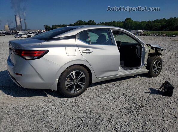 3N1AB8CV3MY291404 2021 NISSAN SENTRA Silver Задня права чверть