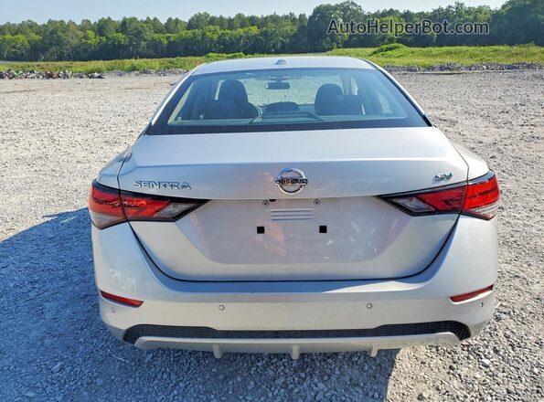 3N1AB8CV3MY291404 2021 NISSAN SENTRA Silver Вид ззаду