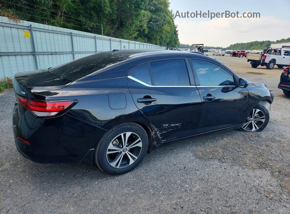 3N1AB8CV3MY306967 2021 NISSAN SENTRA Black Tył prawy