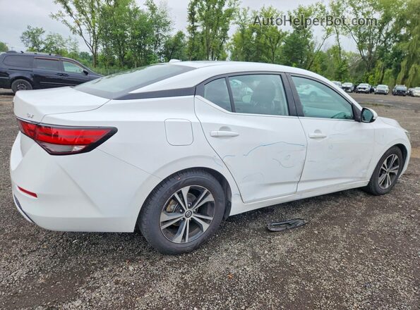 3N1AB8CV3MY312140 2021 NISSAN SENTRA White Tył prawy