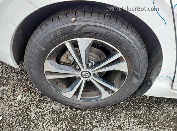 3N1AB8CV3MY312140 2021 NISSAN SENTRA White Widok naklejki z numerem VIN