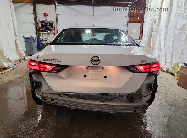 3N1AB8CV3MY325051 2021 NISSAN SENTRA White Հետևի տեսք