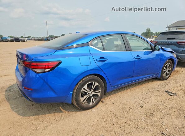 3N1AB8CV3NY269047 2022 NISSAN SENTRA Blue Հետևի աջ