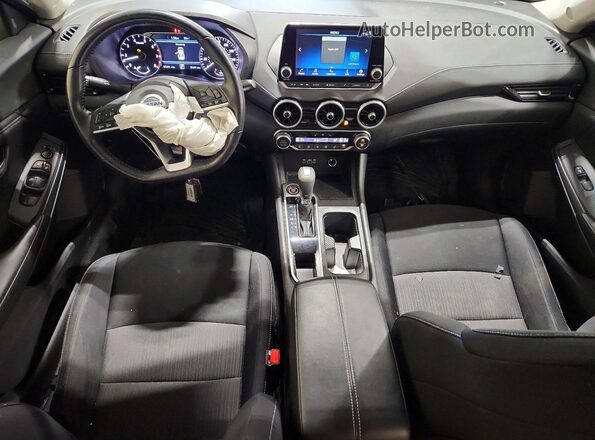 3N1AB8CV3PY229358 2023 NISSAN SENTRA Gray Widok wnętrza 360 stopni