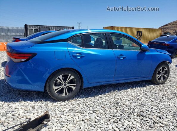 3N1AB8CV3PY247648 2023 NISSAN SENTRA Blue უკანა მარჯვენა