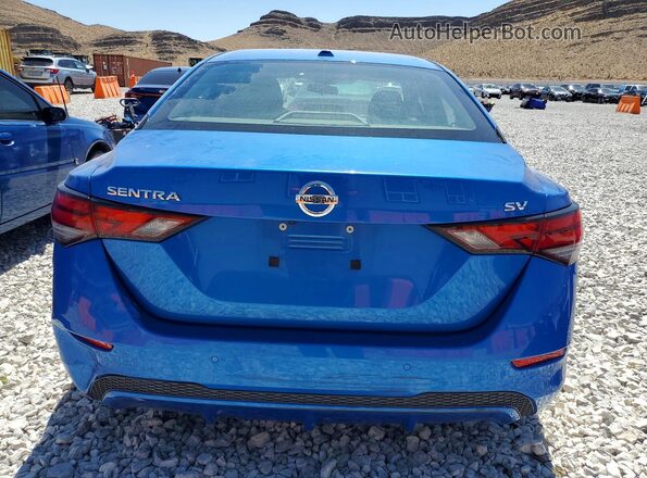 3N1AB8CV3PY247648 2023 NISSAN SENTRA Blue უკანა ხედი