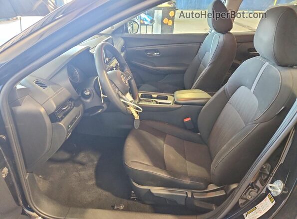 3N1AB8CV3PY250789 2023 NISSAN SENTRA Black Vista interior delantera