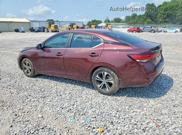 3N1AB8CV3PY272386 2023 NISSAN SENTRA Maroon Trasero izquierdo