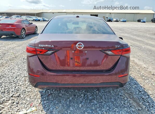 3N1AB8CV3PY272386 2023 NISSAN SENTRA Maroon Vista trasera