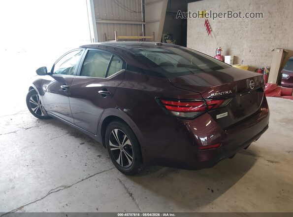 3N1AB8CV3PY325247 2023 NISSAN SENTRA Maroon Tył lewy