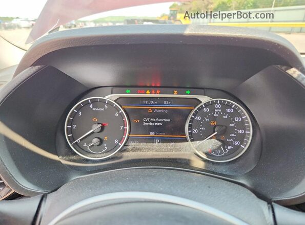 3N1AB8CV3RY205368 2024 NISSAN SENTRA Red Вид щитка приладів