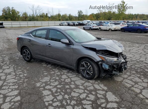 3N1AB8CV3RY217603 2024 NISSAN SENTRA Серебряный Передняя правая четверть