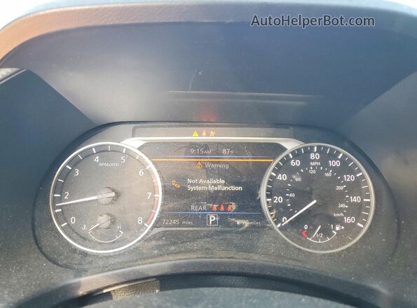3N1AB8CV3RY232960 2024 NISSAN SENTRA Красный Вид щитка приборов