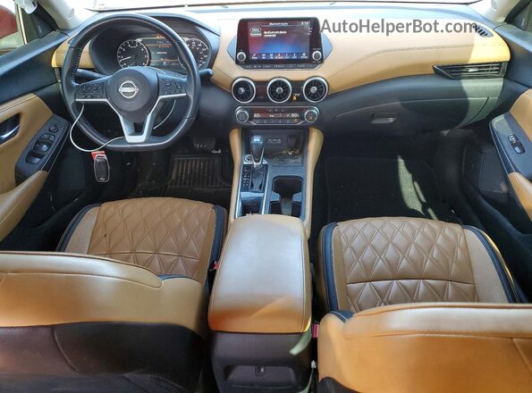 3N1AB8CV3RY232960 2024 NISSAN SENTRA Красный Вид панели приборов