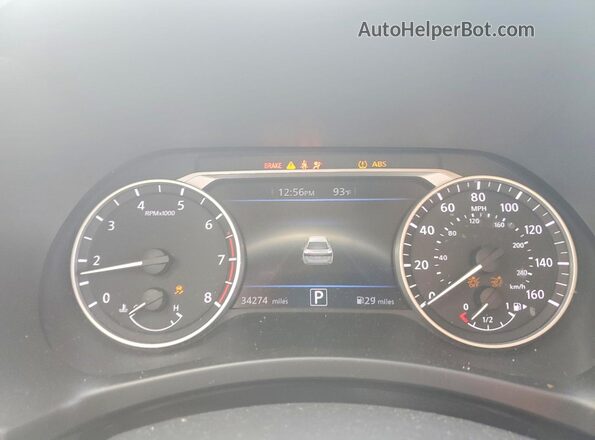 3N1AB8CV3RY286629 2024 NISSAN SENTRA Серый Вид щитка приборов