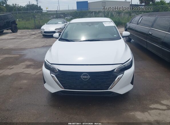 3N1AB8CV3RY312680 2024 NISSAN SENTRA Белый Вид щитка приборов