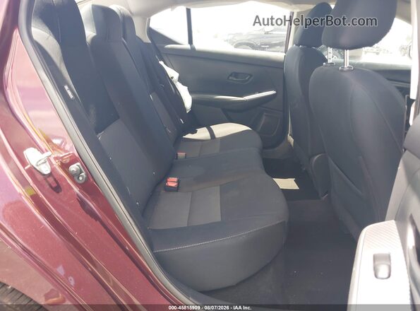 3N1AB8CV3RY334257 2024 NISSAN SENTRA Maroon Widok naklejki z numerem VIN