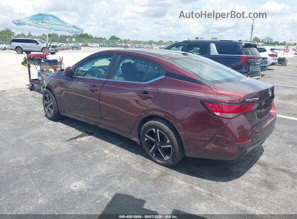 3N1AB8CV3RY334257 2024 NISSAN SENTRA Maroon Tył lewy