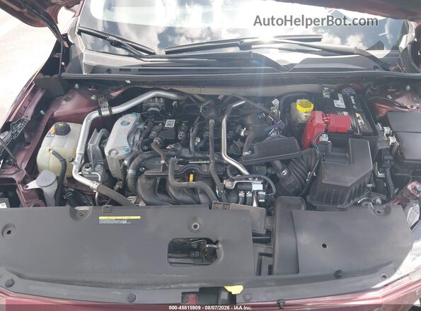 3N1AB8CV3RY334257 2024 NISSAN SENTRA Maroon Widok z tyłu