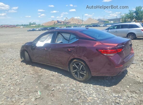 3N1AB8CV3RY345209 2024 NISSAN SENTRA Burgundy Rear left