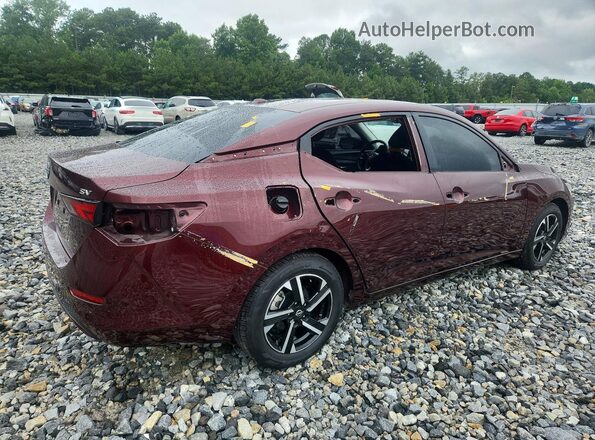 3N1AB8CV3RY364990 2024 NISSAN SENTRA Burgundy Հետևի աջ