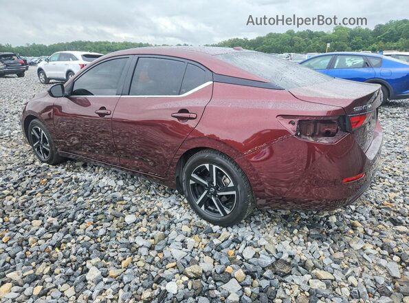 3N1AB8CV3RY364990 2024 NISSAN SENTRA Burgundy Հետևի ձախ