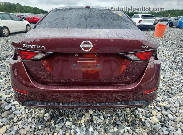3N1AB8CV3RY364990 2024 NISSAN SENTRA Burgundy Հետևի տեսք