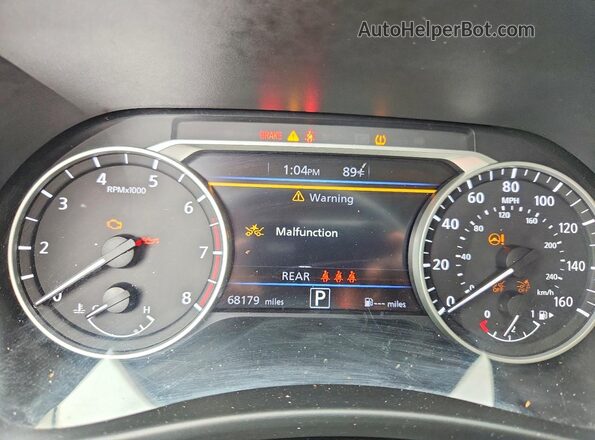 3N1AB8CV3RY373995 2024 NISSAN SENTRA Red Вид щитка приладів
