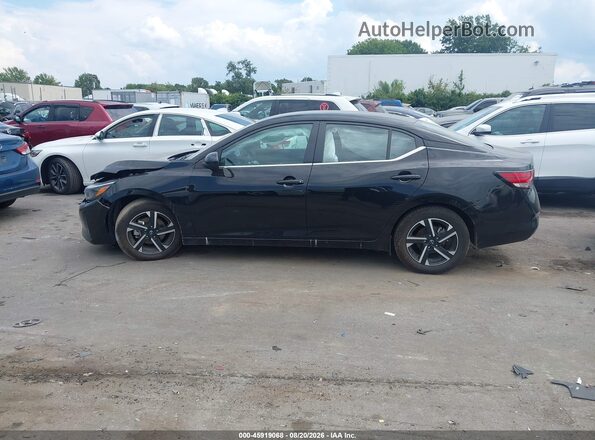 3N1AB8CV3SY261235 2025 NISSAN SENTRA Black Սալոնի 360 աստիճան տեսք