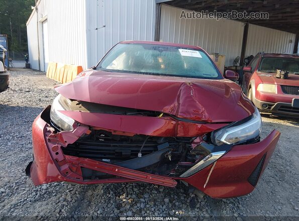 3N1AB8CV3SY289908 2025 NISSAN SENTRA Red Rear interior view