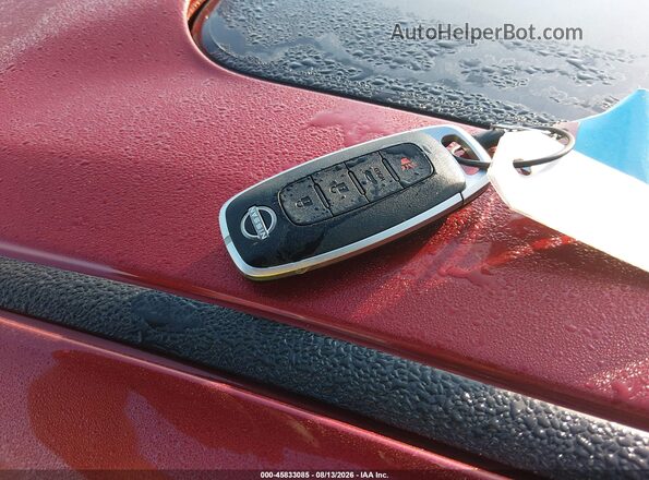 3N1AB8CV3SY289908 2025 NISSAN SENTRA Red Dashboard view