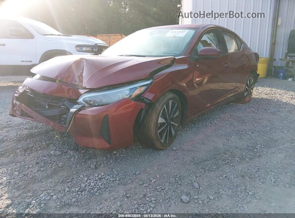 3N1AB8CV3SY289908 2025 NISSAN SENTRA Red Front left