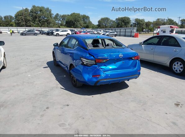3N1AB8CV3SY301927 2025 NISSAN SENTRA Blue Trasero izquierdo