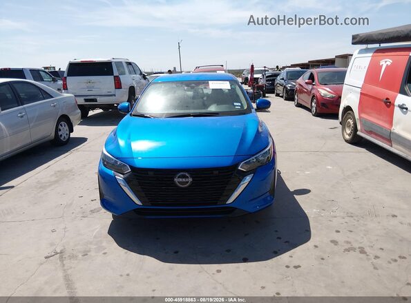 3N1AB8CV3SY301927 2025 NISSAN SENTRA Blue Vista del cuadro de instrumentos