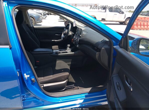 3N1AB8CV3SY315648 2025 NISSAN SENTRA Blue Front interior view
