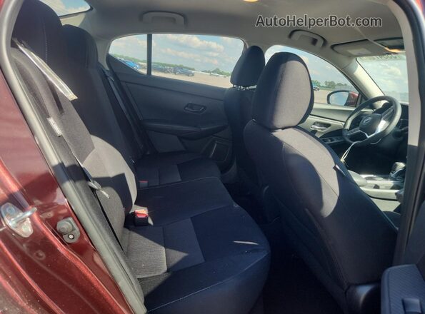 3N1AB8CV3SY336869 2025 NISSAN SENTRA Темно-бордовый Вид задних сидений