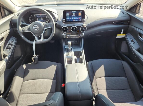 3N1AB8CV3SY336869 2025 NISSAN SENTRA Темно-бордовый Вид панели приборов